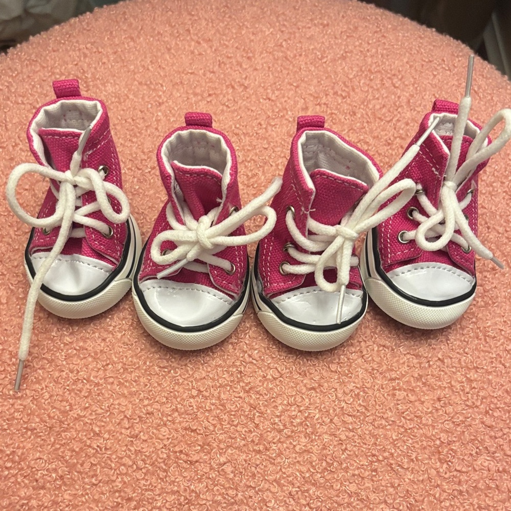 Pink High-Top Pet Sneakers